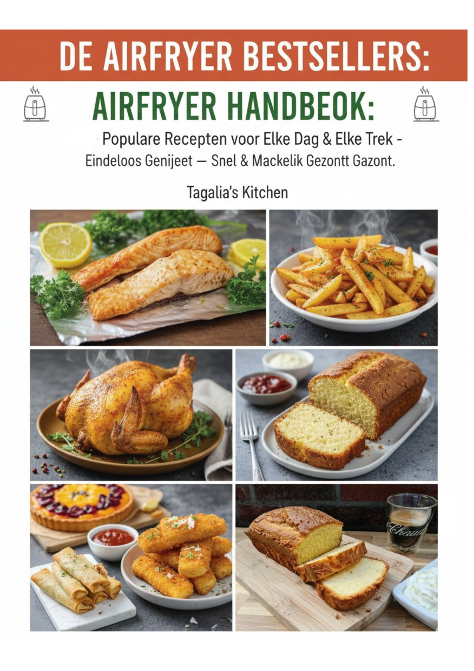 DE AIRFRYER MEESTERKLAS Ondertitel: Van Snack tot Hoofdgerecht: 32 Pagina's